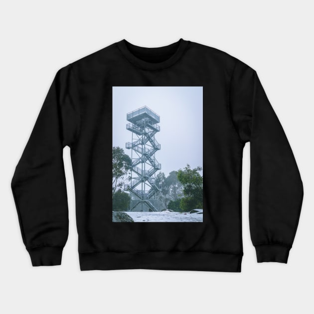 Mount Donna Buang Tower Crewneck Sweatshirt by Thomaslk91